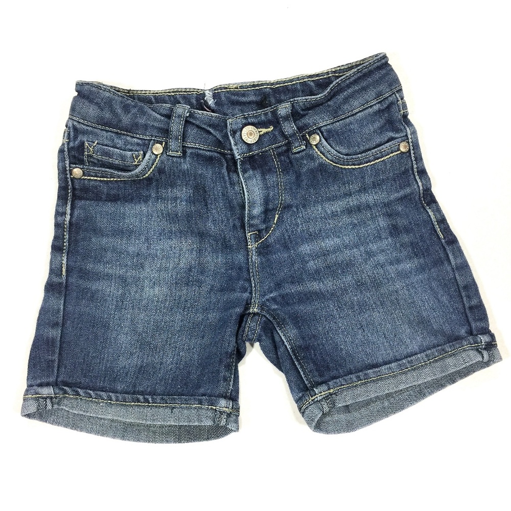 Girls Blue Levi's shorty shorts, Size 5 Regular